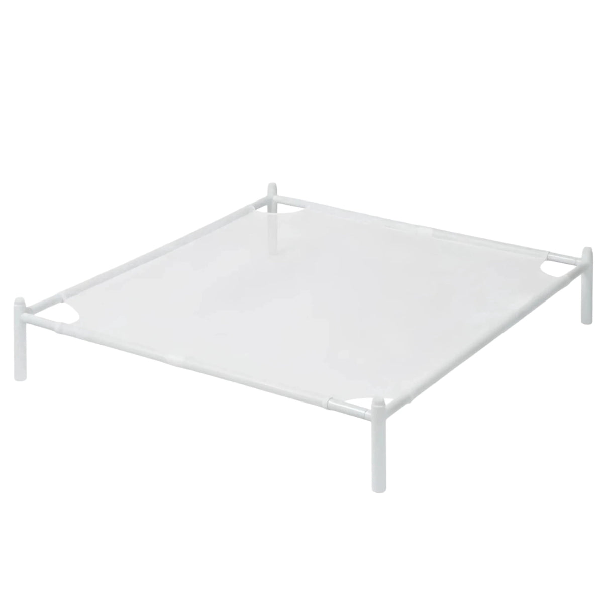 Single Lay-Flat Mesh Drying Rack for Delicates, 28 x 28 Inches, White