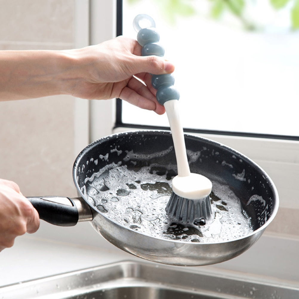 Scrub Brush Set of 4 in Assorted Colors for Kitchen, Bath and Laundry - Image 2