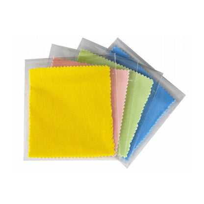 Microfiber Lens Cloths for Glasses and Screens, 5.1 x 5.1 Inches, Multicolor