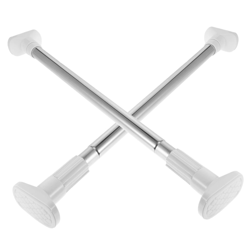 Tension Closet Rods, Set of 2, Adjustable from 50 to 75 cm, No Drilling - Image 5