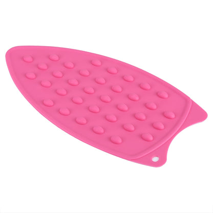 Silicone Iron Rest Pad, Heat Resistant to 446 Degrees Fahrenheit, Rose Red
