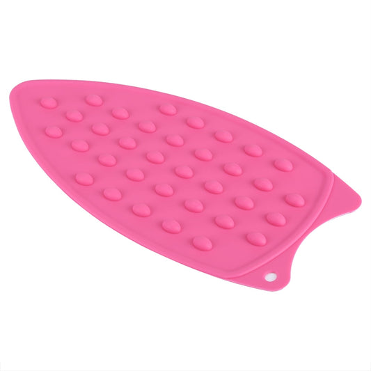 Silicone Iron Rest Pad, Heat Resistant to 446 Degrees Fahrenheit, Rose Red