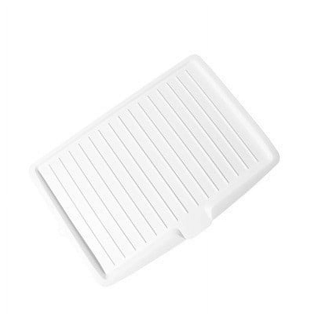 Dish Draining Board with Sloped Drain Channel and Non-Slip Base, 18 Inches - Image 2