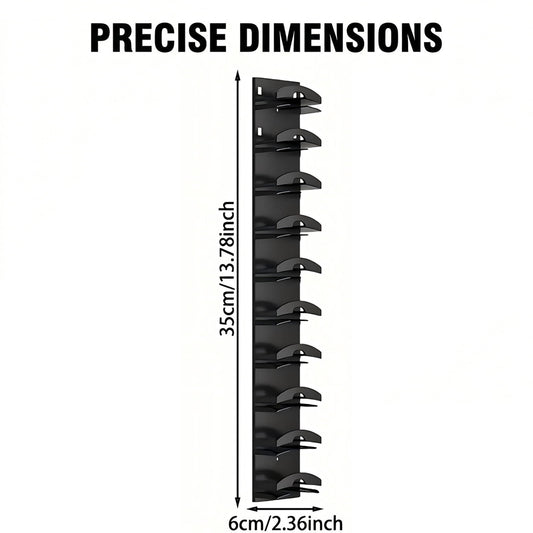 Adhesive Hat Racks for Doors and Walls, Set of 2, Holds Up to 20 Caps - Image 2