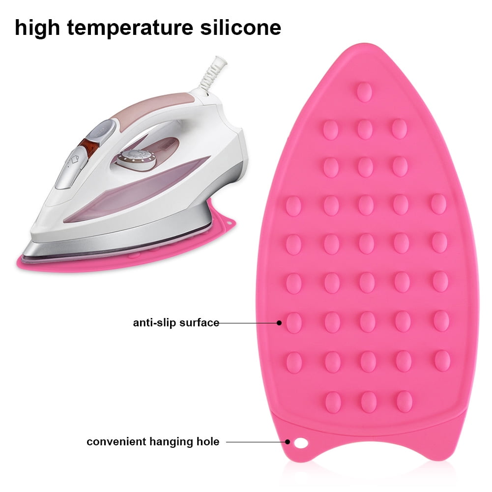 Silicone Iron Rest Pad, Heat Resistant to 446 Degrees Fahrenheit, Rose Red - Image 4