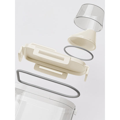 Airtight Dry Food Container with Pouring Spout, Measuring Cup and Handle - Image 5