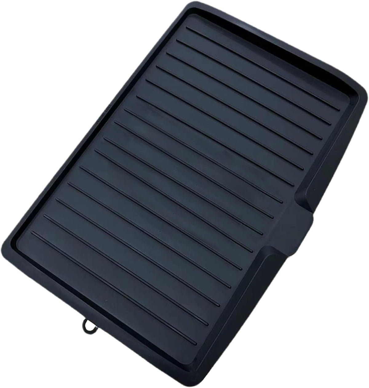 Dish Draining Board with Sloped Drain Channel and Non-Slip Base, 18 Inches