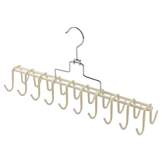 Twenty-Hook Closet Hanger for Tank Tops, Bras and Scarves, 14.17 Inches