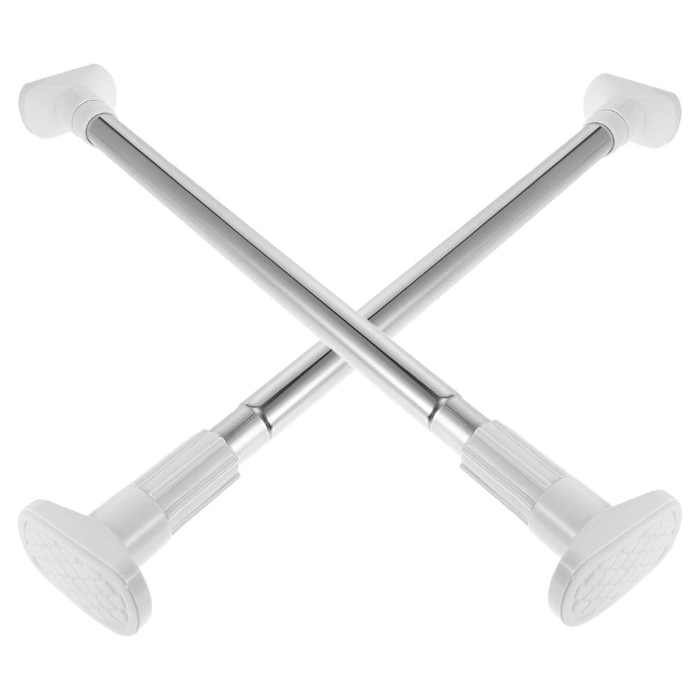 Tension Closet Rods, Set of 2, Adjustable from 50 to 75 cm, No Drilling