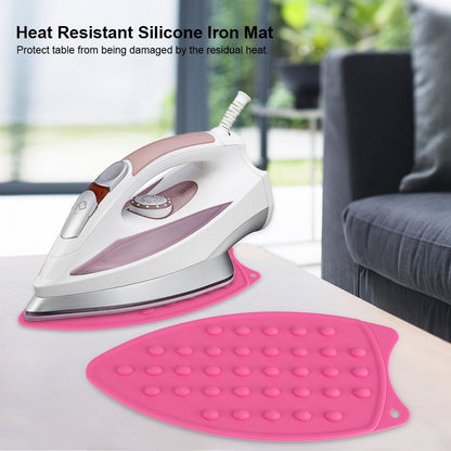 Silicone Iron Rest Pad, Heat Resistant to 446 Degrees Fahrenheit, Rose Red - Image 3