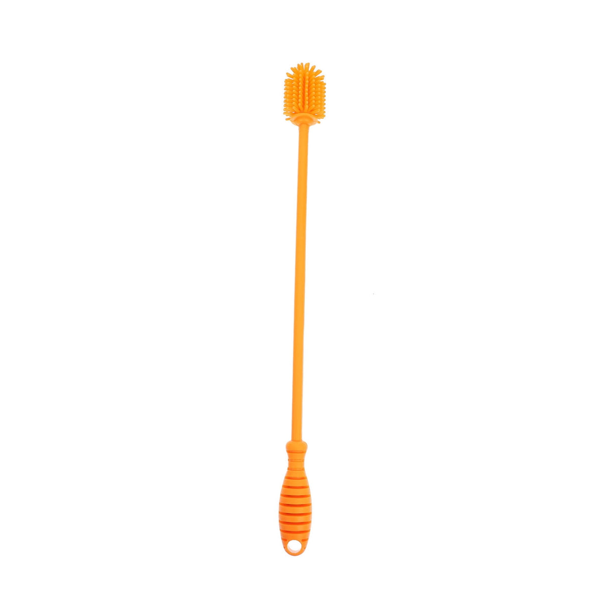 Silicone Bottle Brush with Long Handle, 14.93 Inches, Orange - Image 5