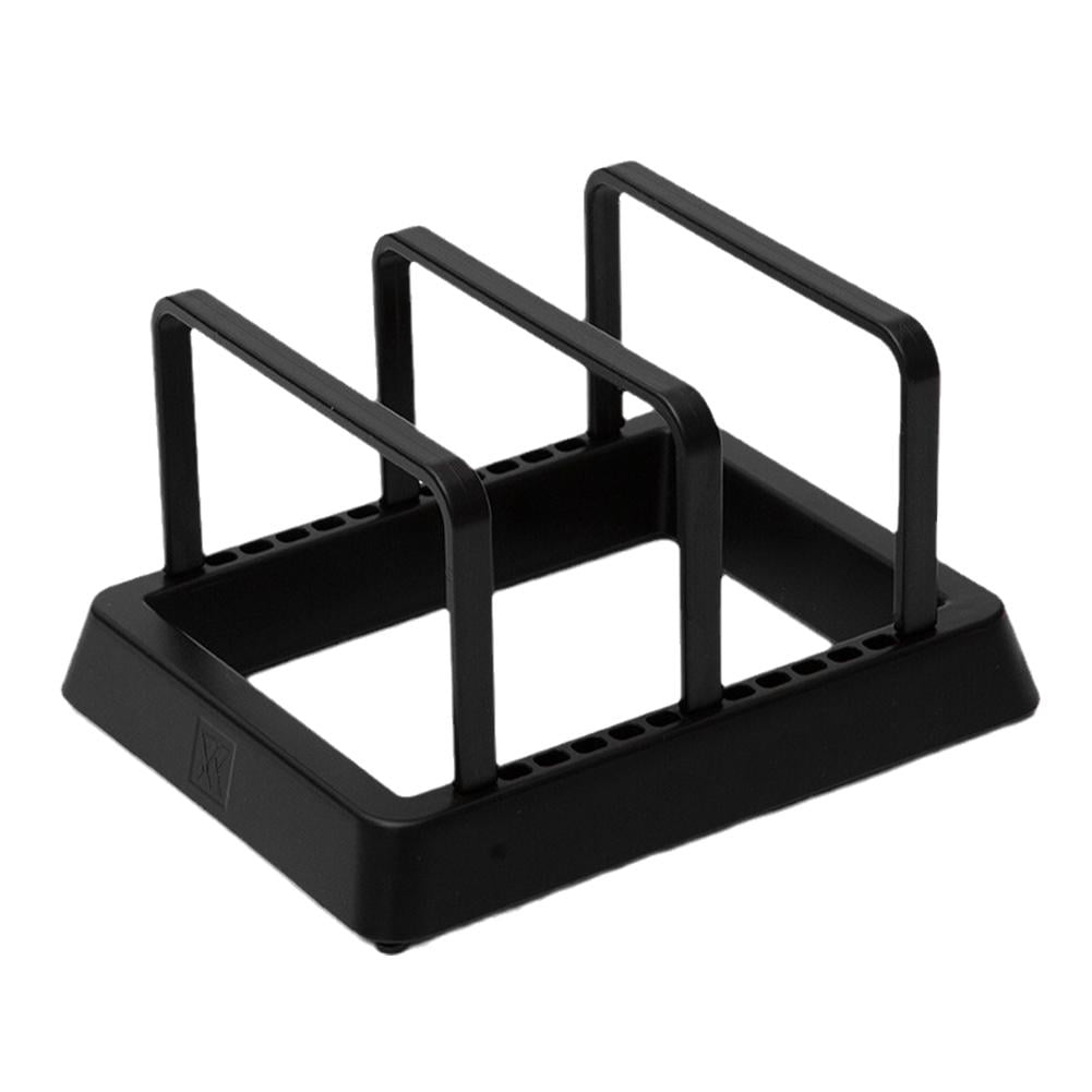 Cutting Board Rack with Adjustable Slots and Non-Slip Silicone Feet
