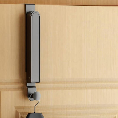 Over-the-Door Folding Drying Rack in Aluminum Alloy with Retractable Rod - Image 4