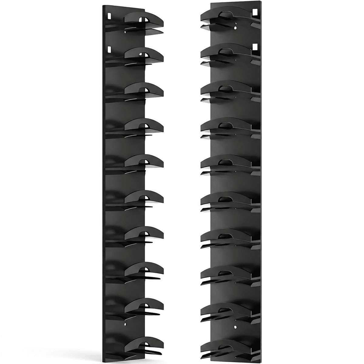 Adhesive Hat Racks for Doors and Walls, Set of 2, Holds Up to 20 Caps