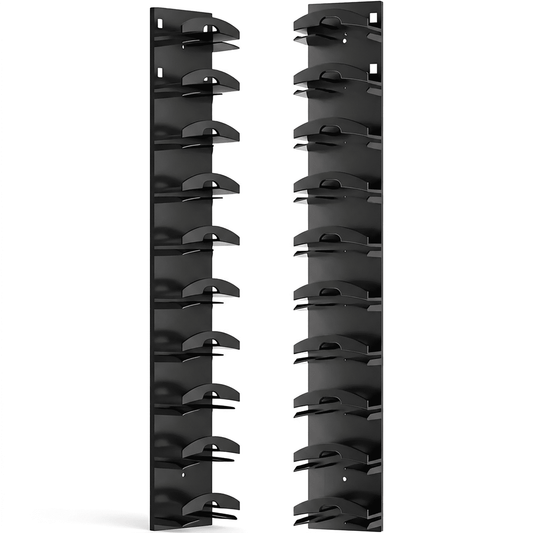Adhesive Hat Racks for Doors and Walls, Set of 2, Holds Up to 20 Caps