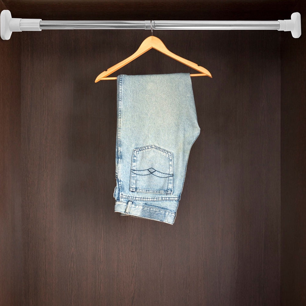 Tension Closet Rods, Set of 2, Adjustable from 50 to 75 cm, No Drilling - Image 3