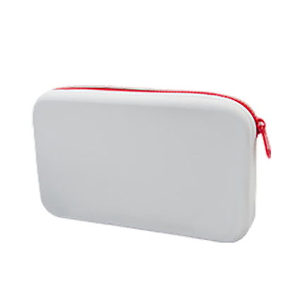 Silicone Travel Toiletry Pouch with Zip Closure and Carry Handle